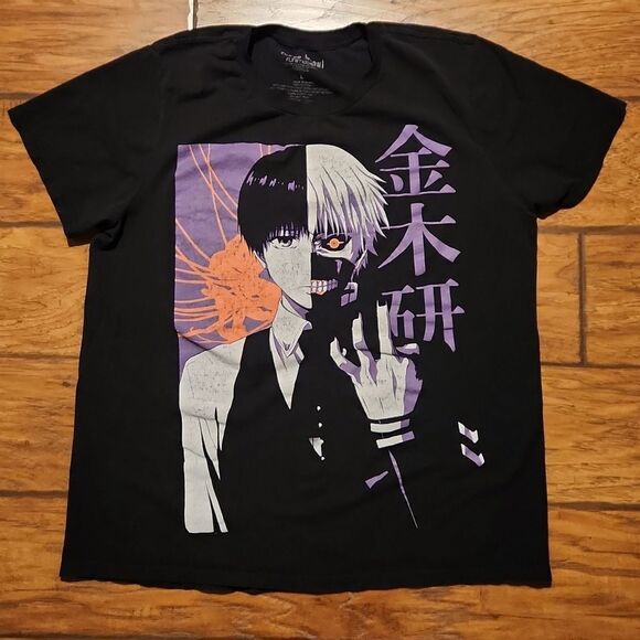 Tokyo Ghoul Funimation men's large 100% cotton black short sleeve t-shirt - Picture 2 of 4